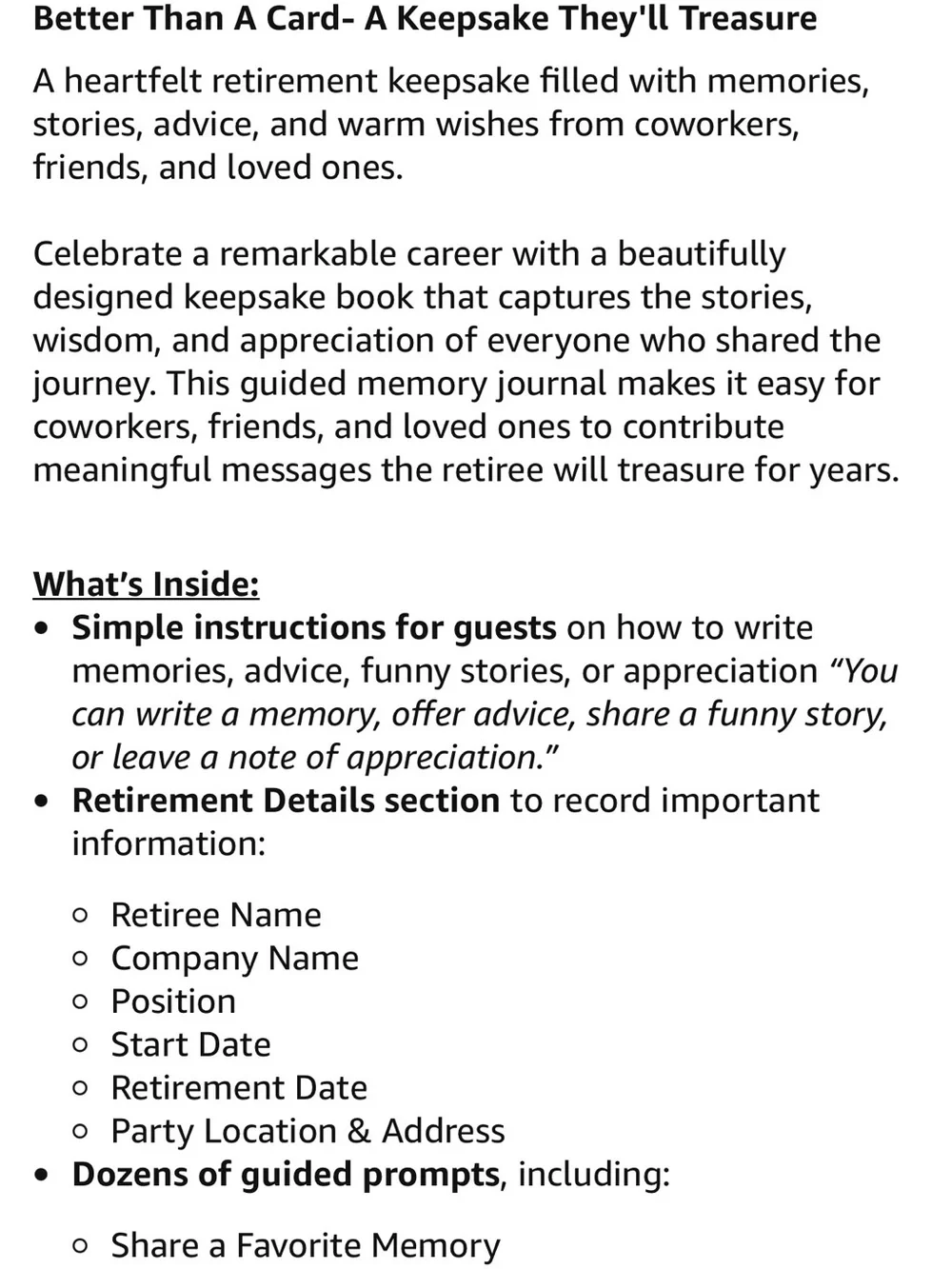 Happy Retirement Guest Book - Better Than A Card